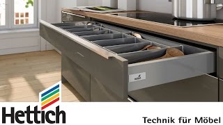 Schubkastensystem InnoTech Atira Kante mit Charakter von Hettich [upl. by Jennette]