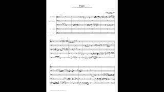 JS Bach  WellTempered Clavier Part 1  Fugue 16 Trombone Quintet [upl. by Nally]