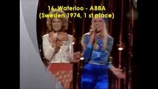 Top 30 Eurovision Songs from 1970 to 1979 [upl. by Jamison]