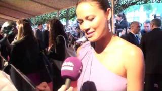 Moon Bloodgood at the Terminator Salvation Premiere [upl. by Nodababus350]