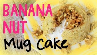 Banana Nut Mug Cake  CHEAP CLEAN EATS [upl. by Di]