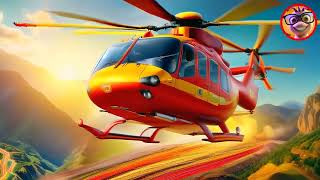 The Flying Helicopter Song Fun Childrens Songs Nursery Rhymes [upl. by Ardyaf]