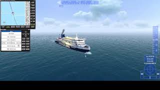 Trip from Civitavecchia to Palermo ITALY Grimaldi Lines MN Cruise Ausonia Virtual Sailor NG [upl. by Einahteb]