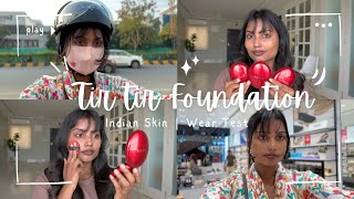 TirTir Cushion Foundation On Brown Skin  Wear Test for 7 Hrs  34N Pecan [upl. by Curry]