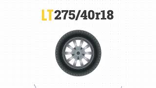 Tire Size 27540r18 in inches [upl. by Htilil]