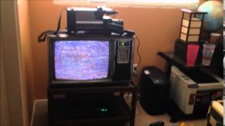 footage from my 4 vintage VHS camcorders Using vintage Zenith TV [upl. by Neumann]