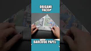 SORPRENDE a tus AMIGOS con este BARCO DE PAPEL PERIODICO  ORIGAMI FACIL origami diy [upl. by Aira]