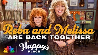 Reba McEntire and Melissa Peterman Answer Fan Questions  Happys Place  NBC [upl. by Custer668]