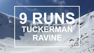 9 Runs at Tuckerman Ravine [upl. by Asatan]