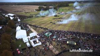 200 Jahre Völkerschlacht in Leipzig Markleeberg  Luftaufnahmen HD 2013 [upl. by Silverts]