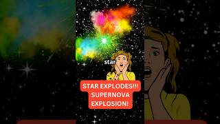 Star Explosion The Life and Death of Stars Supernovas Explosions Explained shorts [upl. by Prentice198]