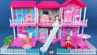 15 Minutes Satisfying with Unboxing Dream Princess Villa Playset，Camping Tent Toys Review  ASMR [upl. by Babs]