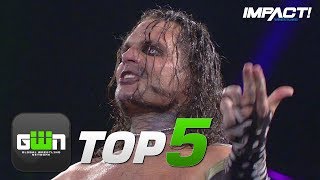 Jeff Hardys 5 CRAZIEST Swanton Bombs in IMPACT Wrestling  GWN Top 5 [upl. by Mariana524]