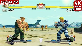 Guile vs Cody Hardest AI  Ultra Street Fighter IV [upl. by Orland]