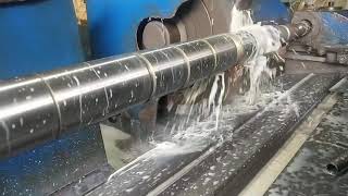 Pump Shaft Grinding on Simple Grind 40 [upl. by Schreibe201]