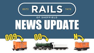 MODEL RAILWAY NEWS  New Rails Of Sheffield Exclusives OO009N Railway Steam Loco amp Wagons [upl. by Llehsyar]