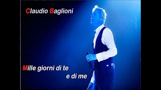 Claudio Baglioni  Mille giorni di te e di me karaoke  fair use [upl. by Cadal396]