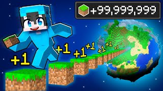 Recorriendo 100000000 de BLOQUES en Minecraft [upl. by Camel233]