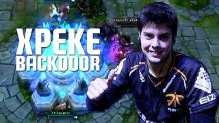 xPeke backdoor vs SK Gaming Intel Extreme Masters Katowice [upl. by Attecnoc]