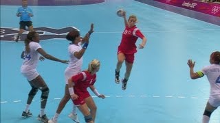 Womens Handball Group B Match  Norway v France  London 2012 Olympics [upl. by Broome]