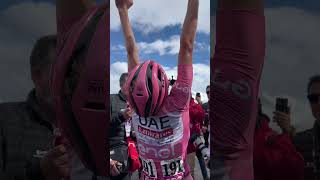 Making history 📖 Tadej Pogačar is the winner of the 15th stage of the Giro d’Italia 2024 🥇🩷 [upl. by Yekcor]