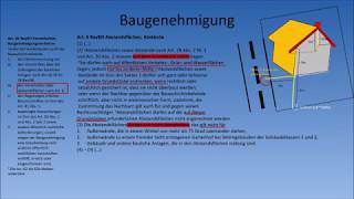 Baurecht BayBO  Baugenehmigung 3 Genehmigungsfähigkeit Stand 2019 [upl. by Marlen]