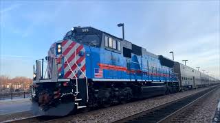 METRA ELGIN AND NATIONAL STREET 2262024 [upl. by Dalt]