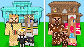 FAKİR AİLE VS ZENGİN AİLE HAYATI 😱  Minecraft [upl. by Otreblasiul118]