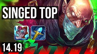 SINGED vs FIORA TOP  4211  EUW Master  1419 [upl. by Andrus]