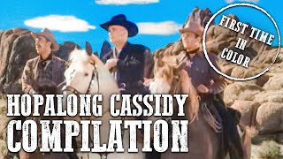 Hopalong Cassidy Compilation  COLORIZED  Edgar Buchanan  Full Western Series [upl. by Ettezel960]