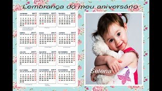 COMO FAZER LEMBRANÇA CALENDÁRIO NO WORD❤️ [upl. by Eckart]