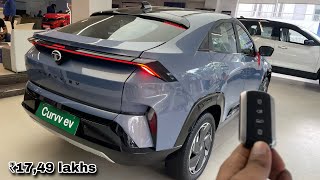 New TATA CURVV EV Price Feature amp Range 1749lakhs WalkAround  Review’s NEW CURVV EV [upl. by Brie]