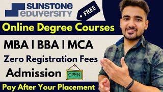 Free Online Degree Program For Students  Pay After Placement Courses  MBA BBA MCA [upl. by Nolek]