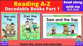 Decodable Books Compilation Part 1  Reading Practice for Kinder 2 [upl. by Sibby]