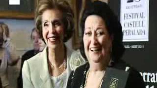 Montserrat Caballé recibe la Medalla de Honor de Peralada [upl. by Htabmas]