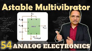 Astable Multivibrator using 555 timer IC Basics Circuit Working amp Waveforms Explained [upl. by Tiedeman]