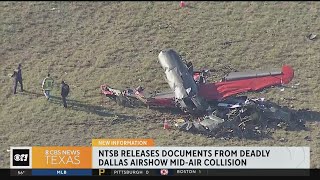 NTSB releases new documents from deadly airshow collision [upl. by Sacttler]