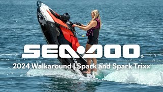 2024 SeaDoo Spark and Spark Trixx Walkaround [upl. by Halilad]