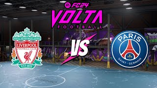 quotLiverpool vs PSG  Volta Football First To Reach Wins Challenge  EA FC 24quot [upl. by Millan]