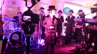 Bar Mitzvah boy Yitzy Rosinger takes the podium W Shirah Choir amp Freilach Band [upl. by Analeh]