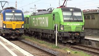 FlixTrain baubedingter Halt in BerlinLichtenberg FLX1236 Köln Hbf [upl. by Nuhsyar]