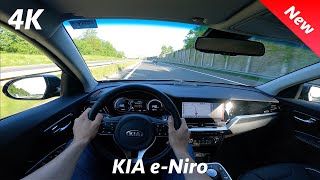 KIA eNiro 2021  POV test drive in 4K  150 kW  204 HP Pure driving [upl. by Frasch]