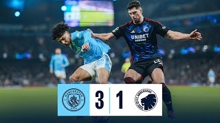 HIGHLIGHTS Man City 3 1 FC Copenhagen  Akanji Alvarez Haaland Goals  Champions League 2324 [upl. by Avrom]