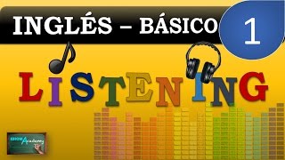 ENGLISH LISTENING PRACTICE  1  Mejora tu oído para el inglés Nivel Principiante [upl. by Durnan]