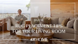 Interior hacks Rug placement guide for your living room [upl. by Esikram755]