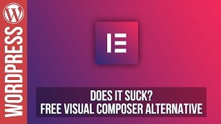 Free Visual Composer for Wordpress Alternative  WP Elementor [upl. by Annwahsal]