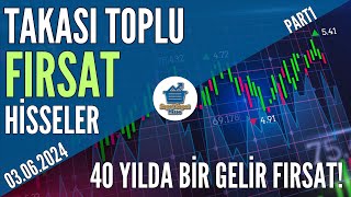 BORSADA TAKASI TOPLU FIRSAT HİSSELER  030624 [upl. by Arda]