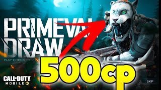 NEW ONLY 500cp for SENTINEL RECON skin  PRIMEVAL DRAW  CODMOBILE [upl. by Kev]