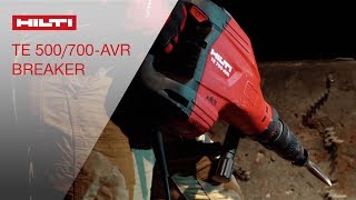 INTRODUCING the Hilti TE 500AVR amp TE 700AVR demolition hammers [upl. by Christina]