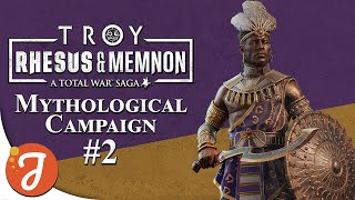 CRUSHING CRETANS  Memnon Mythos Campaign 02  A Total War Saga TROY [upl. by Merell]